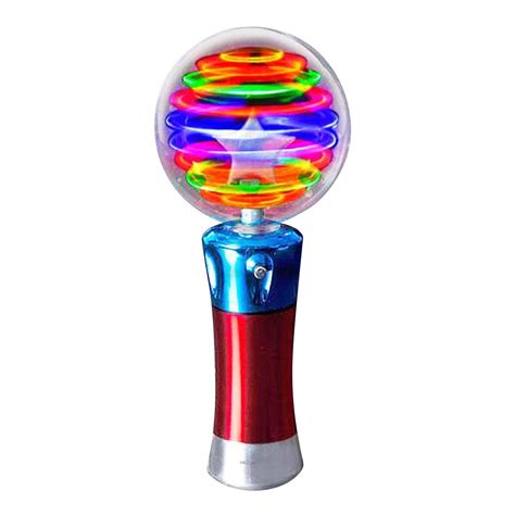 Radiant spinning magical ball lamp